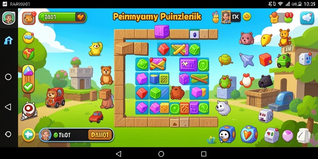 Tampilan gameplay menarik dari game Puzzle BARU01