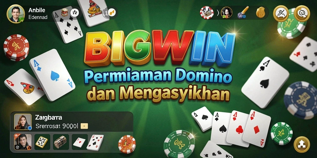 Gameplay seru dari BIGWIN dalam permainan Domino.