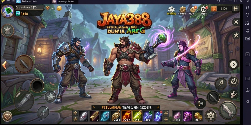 Screenshot JAYA388 menampilkan aksi seru dalam pertarungan ARPG.