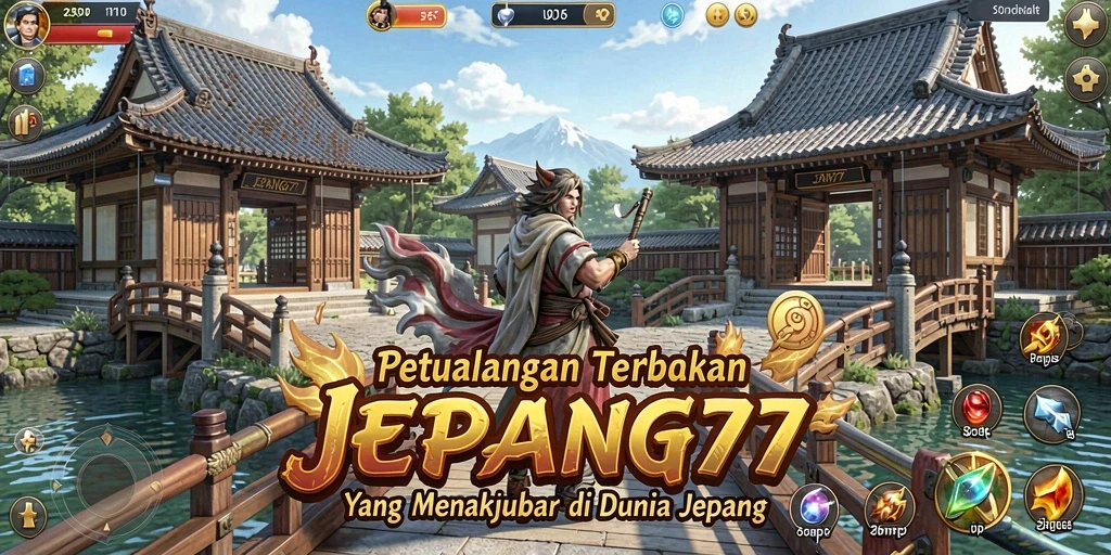 Tampilan gameplay <strong>JEPANG77</strong> yang menakjubkan di dunia terbuka Jepang.