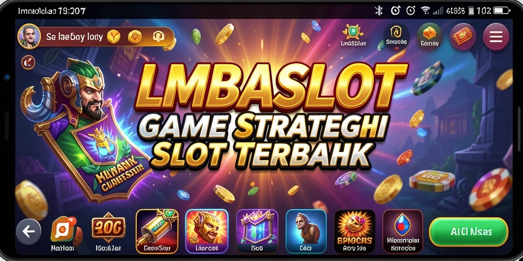 Tampilan gameplay LMBASLOT yang mendebarkan dan penuh strategi.