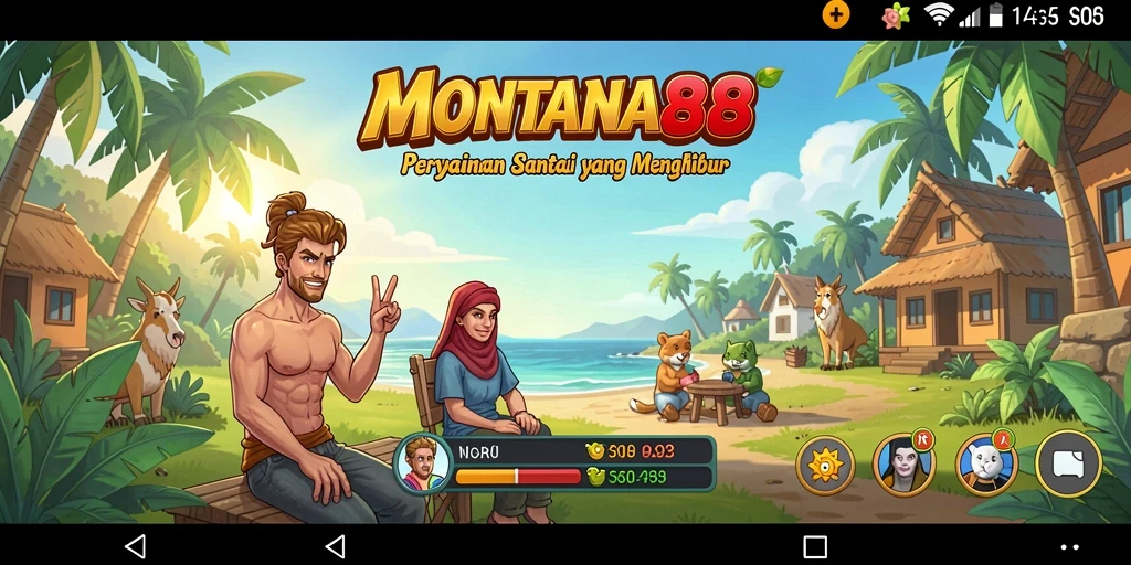 Tampilan gameplay menarik dari MONTANA88 yang menggugah semangat.