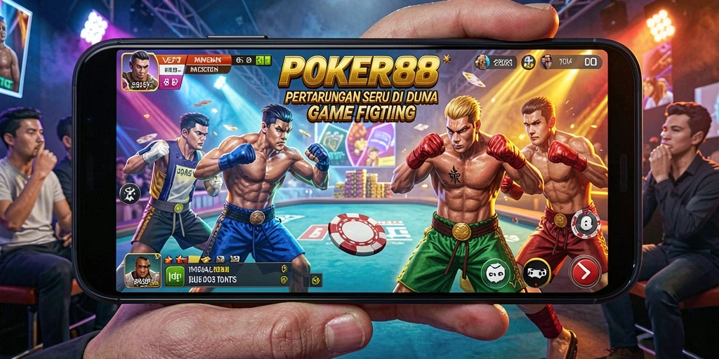 Tampilan seru gameplay POKER88 dengan aksi pertarungan yang intens.