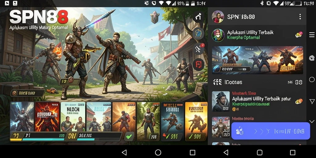 Screenshot utama SPN88 menampilkan antarmuka pengguna yang intuitif untuk pengelolaan Utility.